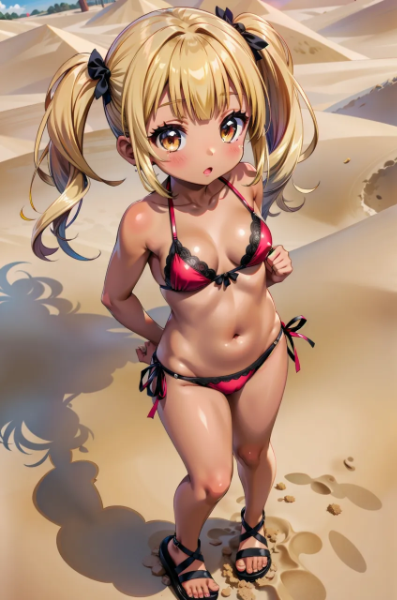 砂丘を登ってみた！