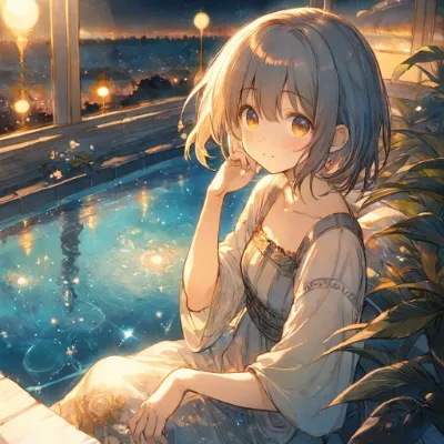水辺の少女08
