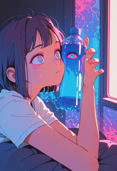 青いボトルの不思議な誘惑