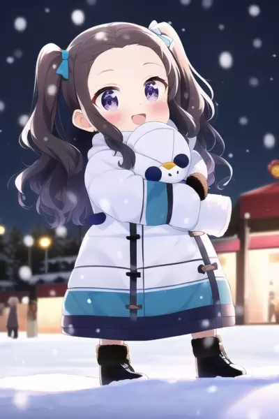 ぬいぐるみと散歩