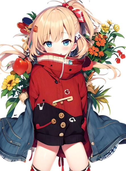 花と少女