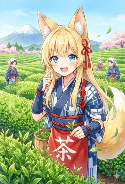 旅ゆけば駿河の国に茶の香り