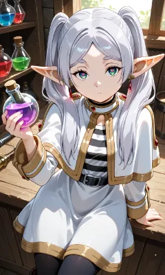 何か飲まされフリーレン