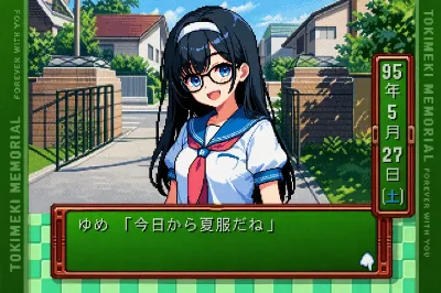 夏服と言えばセーラー服