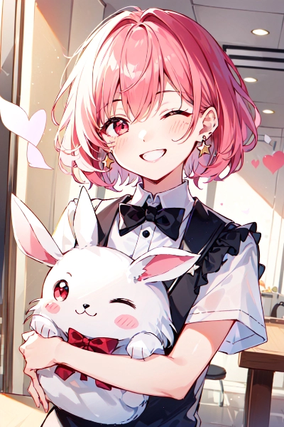 うさぎとハグ🩷