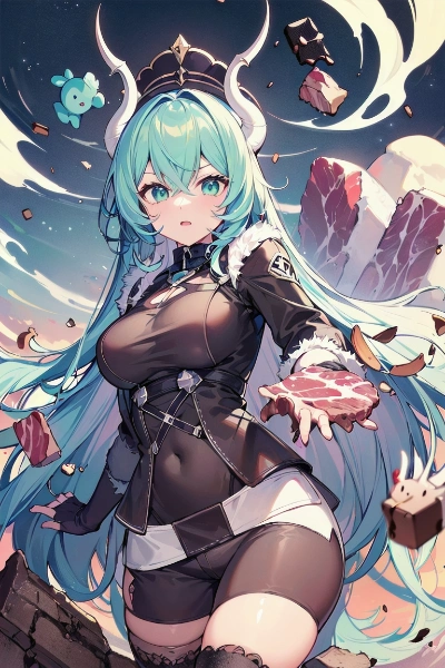 お肉とチョコミントのカーニバル