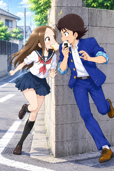 遅刻少女衝突
