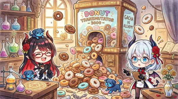 錬金ドーナツガチャなのじゃ！