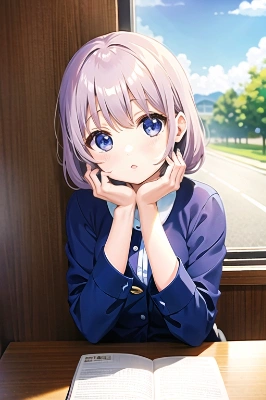 ほおづえ