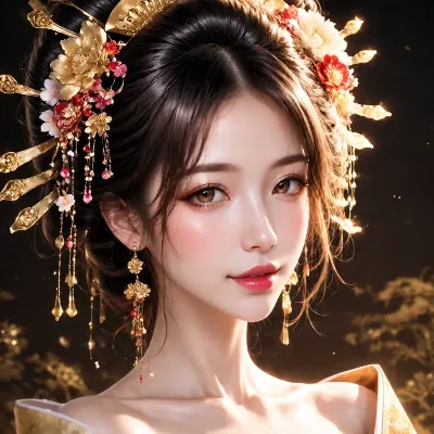 黄金の花冠を纏う美姫