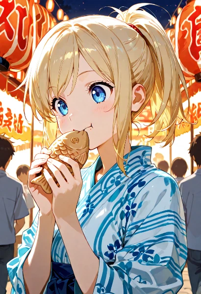 夏祭りの甘い出会い