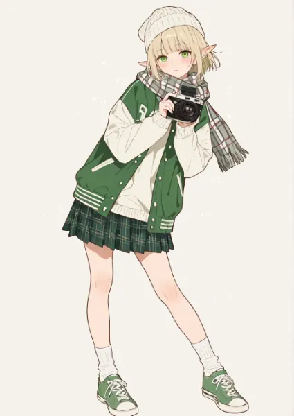 冬の街角を捉える一瞬の物語　エルフ編