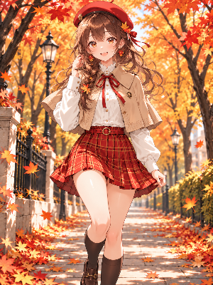 秋の紅葉散歩