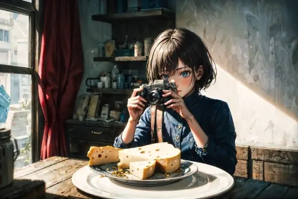 「はいチーズ」(ボソッ)