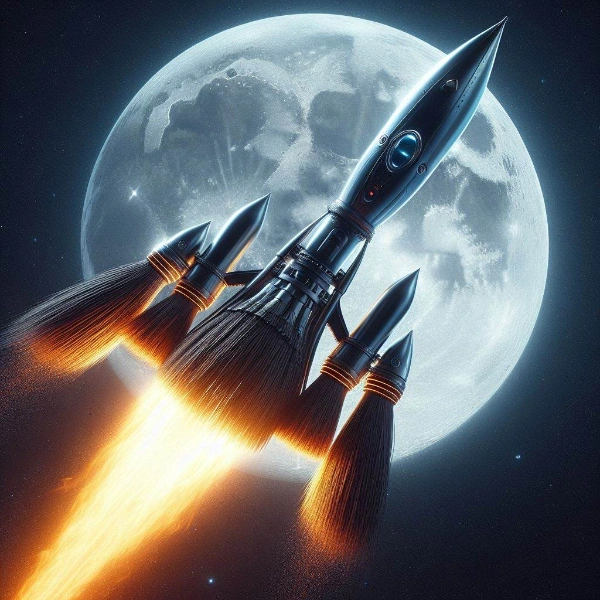 ほうき型ロケット🚀