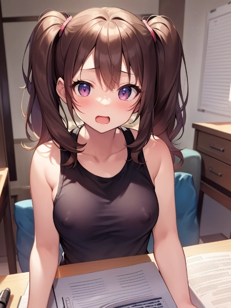 宿題が終わらない幼馴染ちゃん