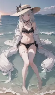 超ロングヘアの子