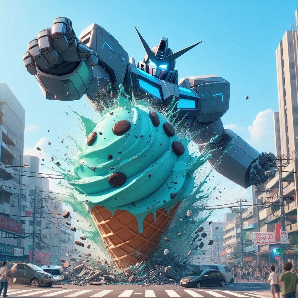 必殺:チョコミントドリル