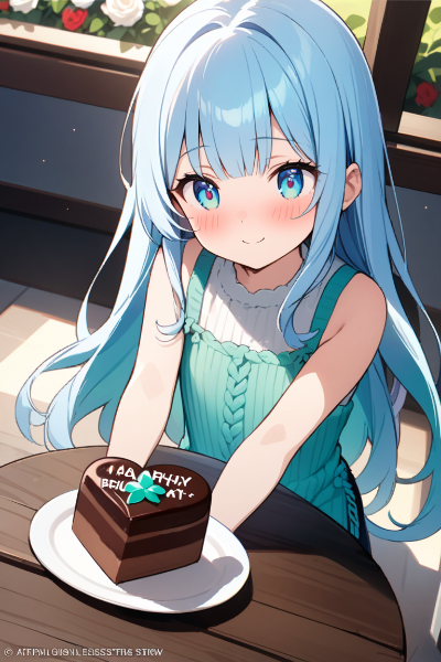 スイートなチョコケーキを頂きます♫