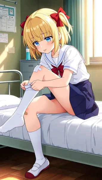 けがしちゃった