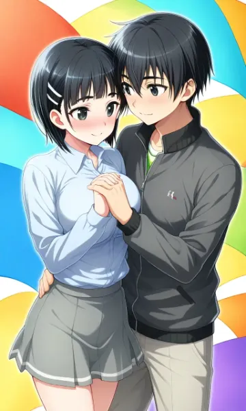 虹色の甘い瞬間