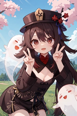 原神　胡桃　靴下足裏+おっぱい詰め合わせ