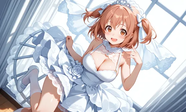 【はたらく魔王さま！】佐々木 千穂 (ウェディングドレス) ①