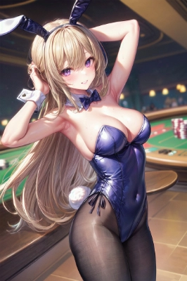 カジノのバニーさん
