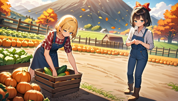 秋の味覚を出荷しよー