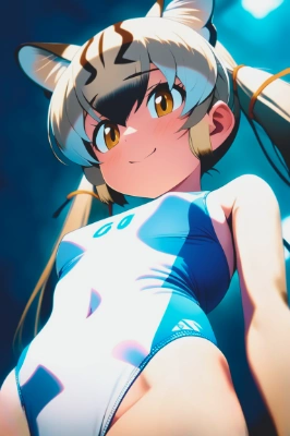 競泳水着ジョフロイネコ