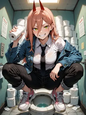 トイレットペーパーの迷宮で笑う魔人