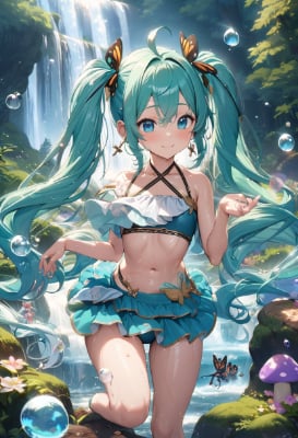 ロングツインテールの歌姫