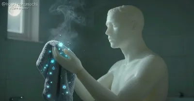 石像も、お風呂に入るの？✨