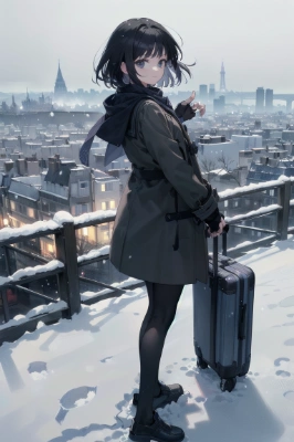 雪のモンマルトル