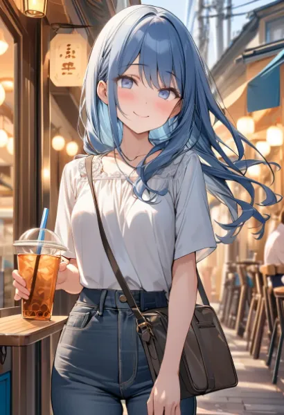 アイスティー好きの少女