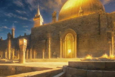 ruined temple