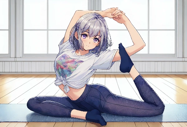 マーメイドのポーズ