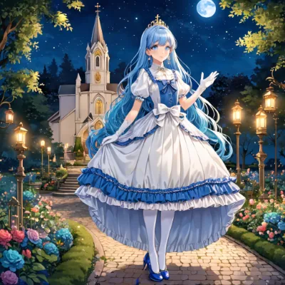 夜の庭