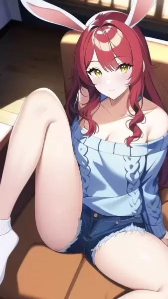 自宅でだらける幼馴染