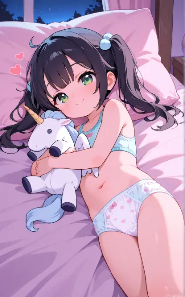 この子がいるとよく眠れるんだー♪