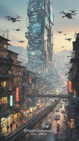 時間都市の夢幻風景：記憶と未来が交差する超現実建築🏙️