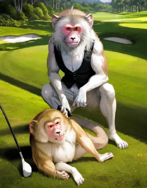 ワイは猿や。プロゴルファー猿や！