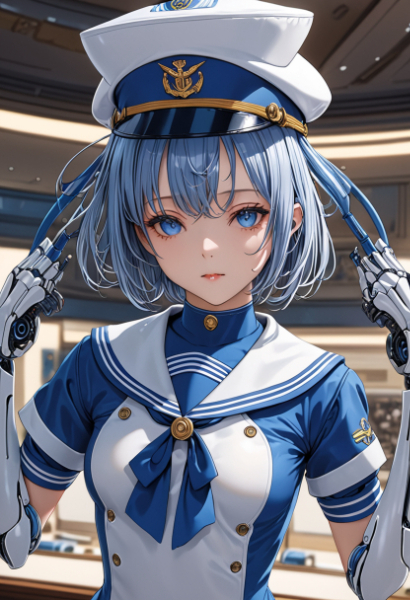 お題：セーラー服（アンドロイド）