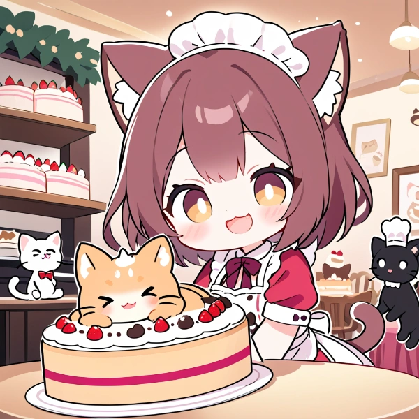 ねこケーキ