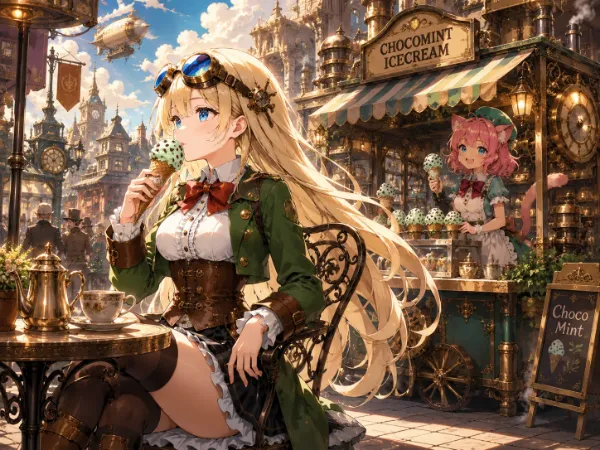 チョコミントアイス屋