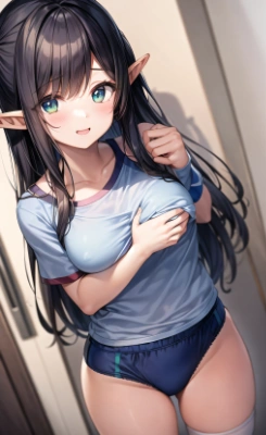 体操服エルフちゃん