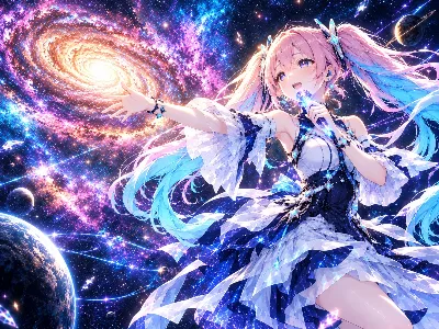 銀河に響く歌姫のステージ