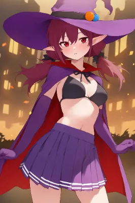 ビキニスカート魔女さん