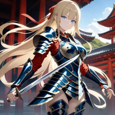 金髪碧眼の女戦士A