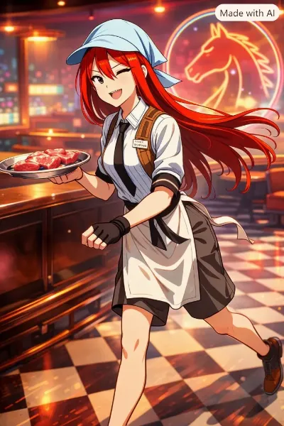 焼肉店でバイト